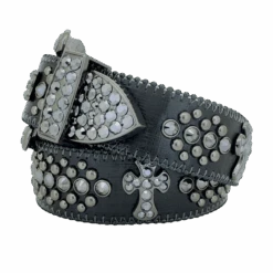 Adabelle Western 2-Black Ink-Jet Hem - B.B. Simon® -B.B Simon Adabelle Western 2 Black Ink 2