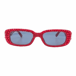 BB Crystal Sunglasses – Ruby Red - B.B. Simon®
