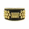 Khayyam Cuff - Black/Gold - B.B. Simon®