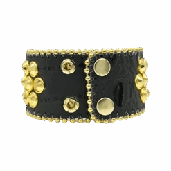Khayyam Cuff - Black/Gold - B.B. Simon® -B.B Simon BB Cuffs 8 2