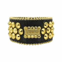 Khayyam Cuff - Black/Gold - B.B. Simon®