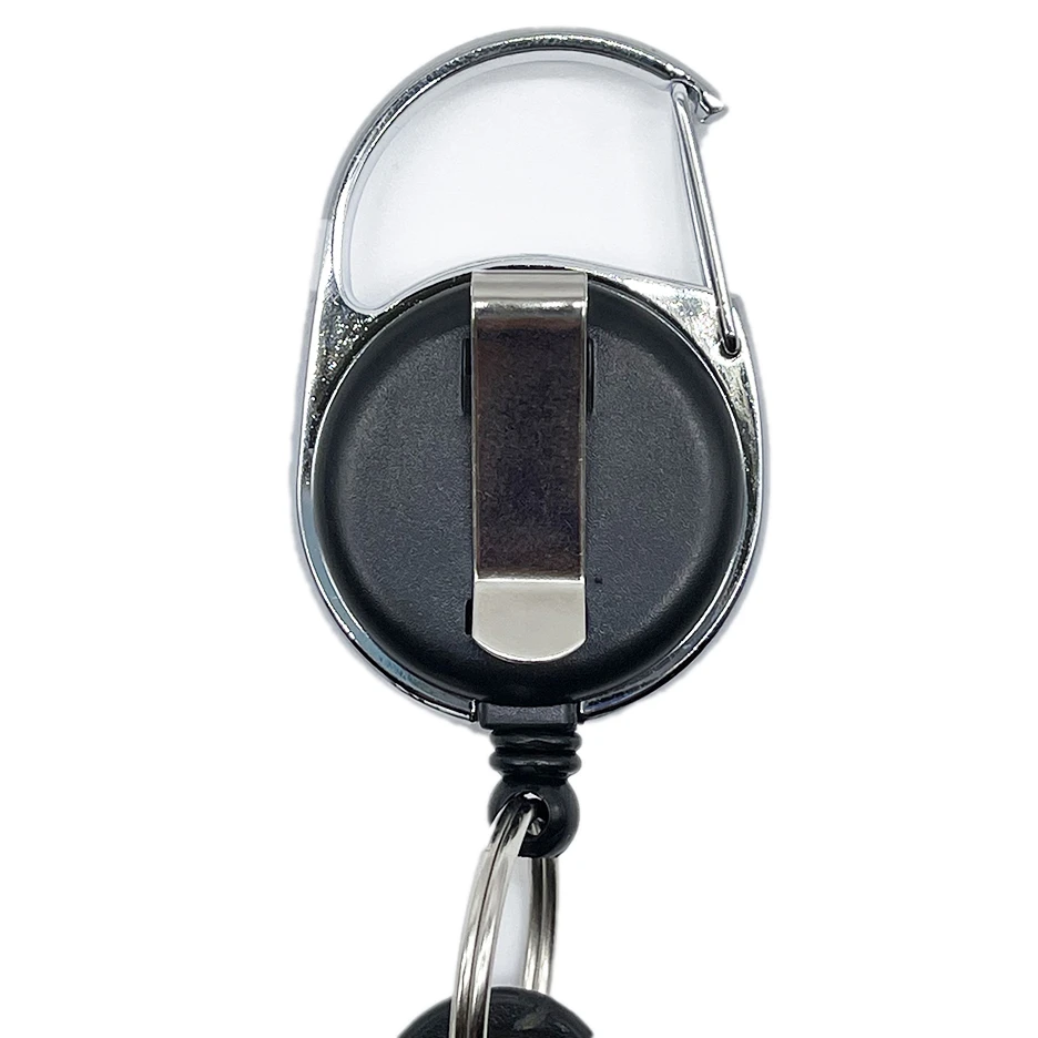 Retractable Lighter Holder - Black BB Pattern/Clear - B.B. Simon® 3 Retractable Lighter Holder - Black BB Pattern/Clear - B.B. Simon® - Image 3