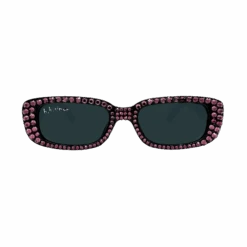 BB Crystal Sunglasses - Black/Purple - B.B. Simon®