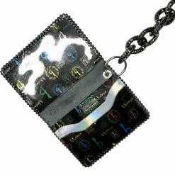 Chain Wallet - Multicolor Bb Pattern - B.B. Simon® -B.B Simon Chain Wallets PNG 2 1