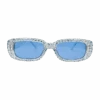 BB Crystal Sunglasses – Clear Sky Blue - B.B. Simon®
