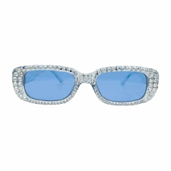 BB Crystal Sunglasses – Clear Sky Blue - B.B. Simon®