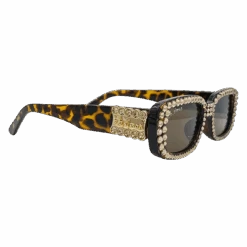 BB Crystal Sunglasses - Golden Tortoise - B.B. Simon® -B.B Simon Golden Tortoise 2826