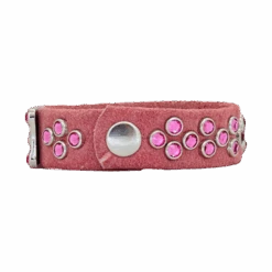 Thin Cuff2 Suede Pink - B.B. Simon® -B.B Simon IMG 8048 3 S 2