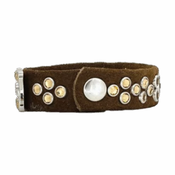 Thin Cuff2 Suede Brown - B.B. Simon® -B.B Simon IMG 8060 3 S