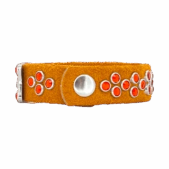 Thin Cuff2 Suede Orange - B.B. Simon® -B.B Simon IMG 8062 3 S