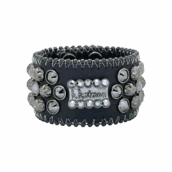 Lavasan Cuff - Black/Hematite - B.B. Simon®