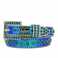 Alegra Iridescent Blue Python - B.B. Simon®