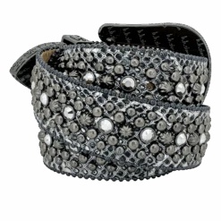 Double B Trojan- Silver Coiled Serpent/Black Chrome - B.B. Simon® -B.B Simon IMG 0188 5S 3335 W35 Chrome BF