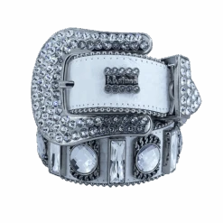 B.b. Simon Belts With Italian Leather And Swarovski Crystal Made In Usa