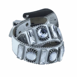 B.b. Simon Belts With Italian Leather And Swarovski Crystal Made In Usa -B.B Simon IMG 0327
