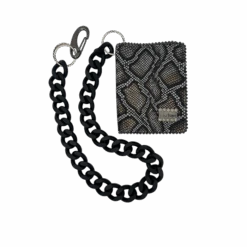 Chain Wallet-Coiled Serpent-Black B.D. - B.B. Simon® -B.B Simon IMG 0345 4S