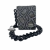 Chain Wallet-Coiled Serpent-Black B.D. - B.B. Simon®