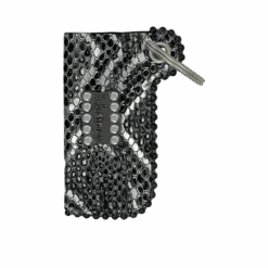 Retractable Lighter Holder - Silver Coiled Serpent/Chrome - B.B. Simon®