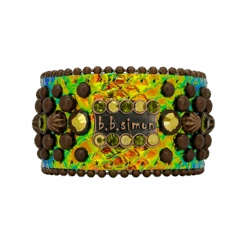 Trojan Cuff Iridescent Gold Python Copper - B.B. Simon®