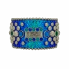 Trojan Cuff Iridescent Blue Python - B.B. Simon®