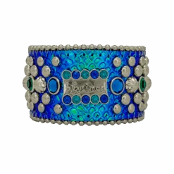 Trojan Cuff Iridescent Blue Python - B.B. Simon®