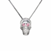 Single Skull Necklace - Light Rose - B.B. Simon®