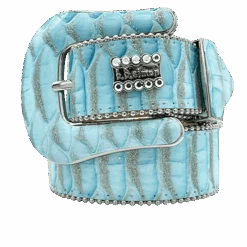 The Amir - Aqua Blue Fish Scale - B.B. Simon®