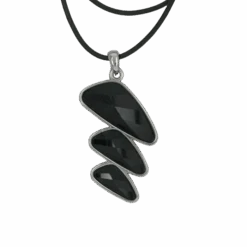 Trio Prism Necklace Jet - B.B. Simon®