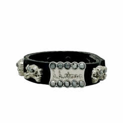 Thin Cuff Skull Black - B.B. Simon®