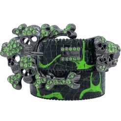 The Electric Skull Pile - Slime Green - B.B. Simon®