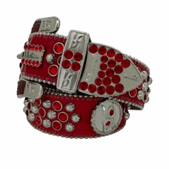 Jacky Silver/Red Siam - B.B. Simon® -B.B Simon IMG 9080 3S 3310 A53 Clear SF 1