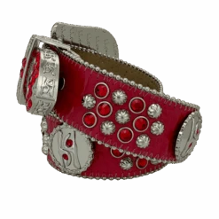 Jacky Silver/Red Siam - B.B. Simon® -B.B Simon IMG 9080 4S 3310 A53 Clear SF