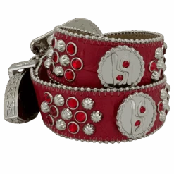 Jacky Silver/Red Siam - B.B. Simon® -B.B Simon IMG 9080 5S 3310 A53 Clear SF 1