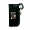 Retractable Lighter Holder - Embossed Black BB Pattern/Multi - B.B. Simon®