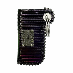 Retractable Lighter Holder - Black Rainbow Volcano - B.B. Simon®