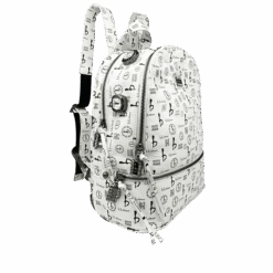 Medium Backpack - White - B.B. Simon® -B.B Simon Med Backpacks 3 2