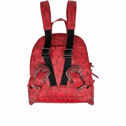 Medium Backpack - Red - B.B. Simon® -B.B Simon Med Backpacks 4 3 1
