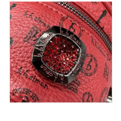 Medium Backpack - Red - B.B. Simon® -B.B Simon Med Backpacks 4 6 1