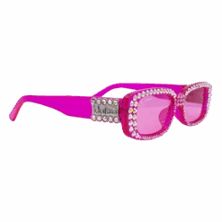 BB Crystal Sunglasses - Neon Pink Shine - B.B. Simon® -B.B Simon Neon Pink Shine 141235