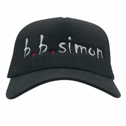 Classic Logo Trucker Hat – White/Red - B.B. Simon®