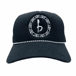 Emblem Logo Trucker Hat With Crystals - B.B. Simon®