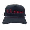 Classic Logo Trucker Hat With Crystals – Red - B.B. Simon®