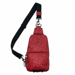 BB Pattern Sling Bag - Red - B.B. Simon®