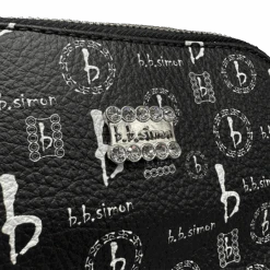 BB Pattern Sling Bag - Black - B.B. Simon® -B.B Simon Sling Bags 9 1