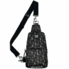 BB Pattern Sling Bag - Black - B.B. Simon®
