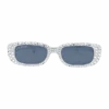 BB Crystal Sunglasses – Pure White - B.B. Simon®