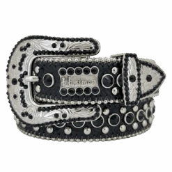 Western Skinny Jet Black Raven - B.B. Simon®