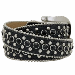 Western Skinny Jet Black Raven - B.B. Simon® -B.B Simon Western Skinny Jet Black Raven 3