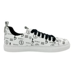 BB Pattern Shoes - White - B.B. Simon®