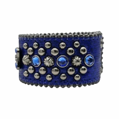 BB Pattern Strapped Slides - Red - B.B. Simon®